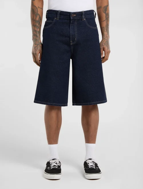 מכנסי ג'ינס קצרים גברים LOOSE SHORT