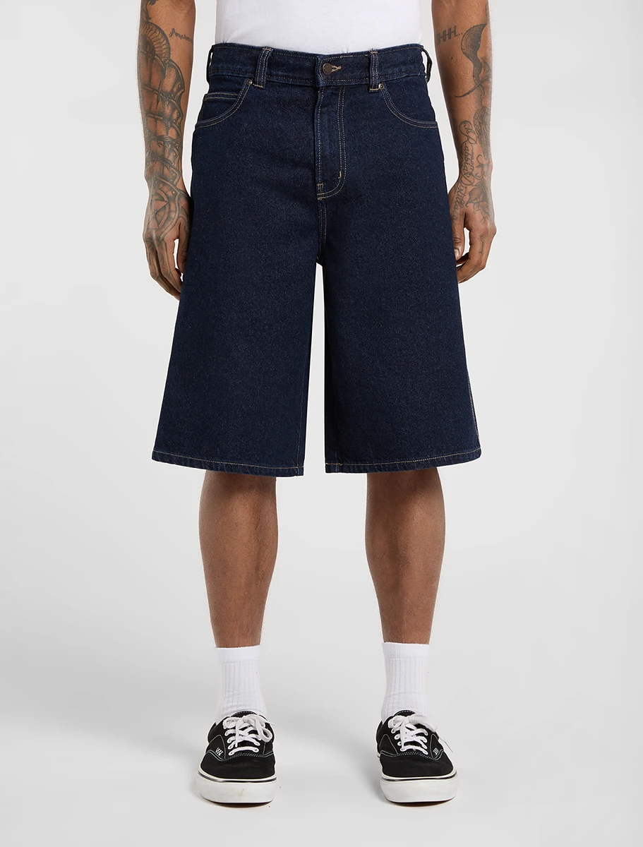 DICKIES - מכנסי ג'ינס קצרים גברים LOOSE SHORT – D0A88JPRIN – rinsed – 1