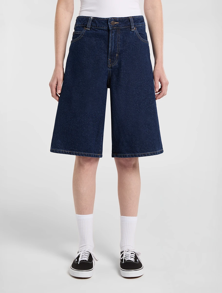 DICKIES - מכנסי ג'ינס קצרים נשים DENIM SHORT – D0A88JS0DD – dark-indigo – 1