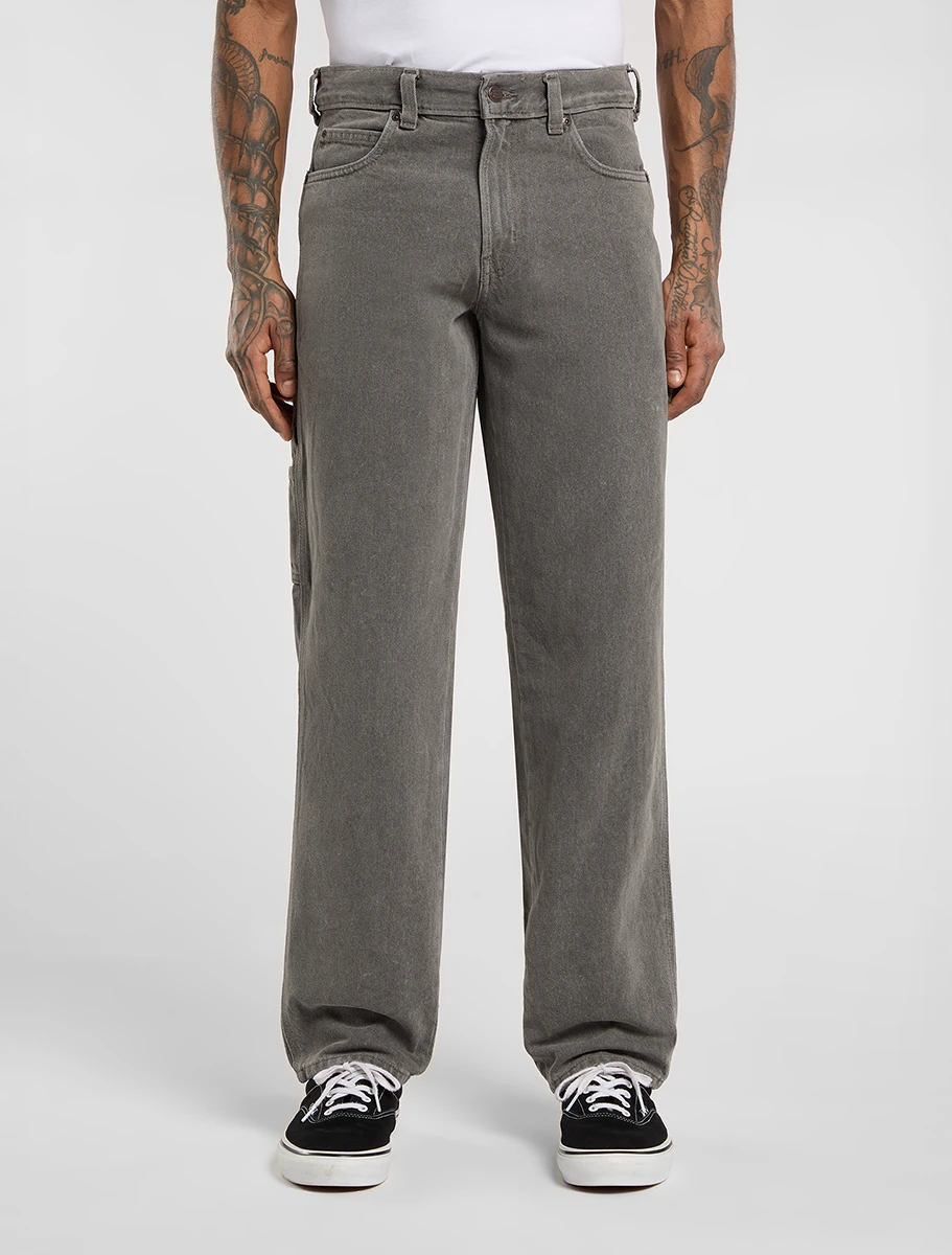 DICKIES - מכנסי ג'ינס גברים 1993 REGULAR TAPERED – D0A88PLL22 – grey-wash-tinted – 1