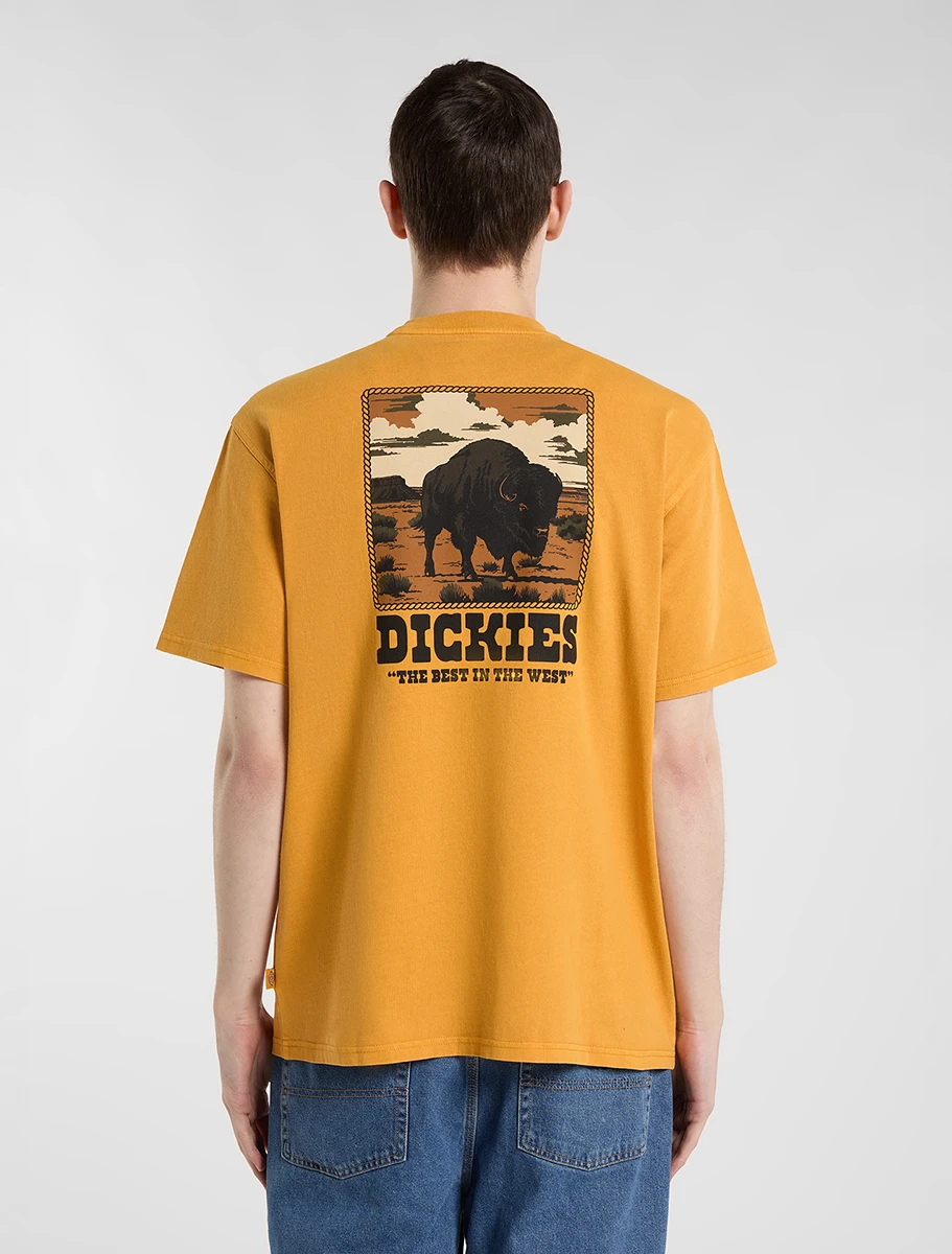 DICKIES - חולצת טי קצרה גברים DARRTOWN – D0A88QQSOR – sunflower – 1