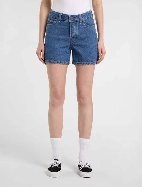 מכנסי ג'ינס קצרים נשים HIGH WAIST JEAN