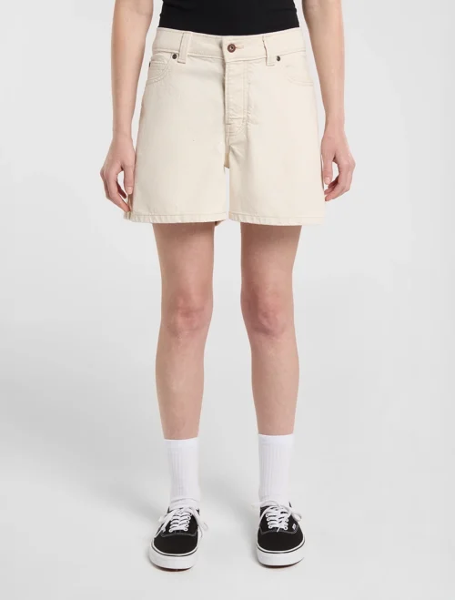 מכנסי ג'ינס קצרים נשים HIGH WAIST JEAN